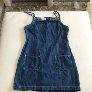 Espirt Denim Zipper Dress